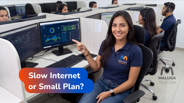 Slow internet or limited plan?