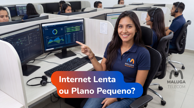 Internet lenta ou plano limitado?
